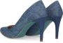 Giulia Pumps Blauw Imitatieleer 140306 Dames Kunstleer - Thumbnail 3