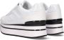 Guess Witte Platform Sneaker Hansin White Dames - Thumbnail 4