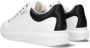 Guess Witte zwarte leren Vibo Carryover sneakers White Heren - Thumbnail 5