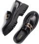 Guess Zwarte platte schoenen met metalen detail Black Dames - Thumbnail 9