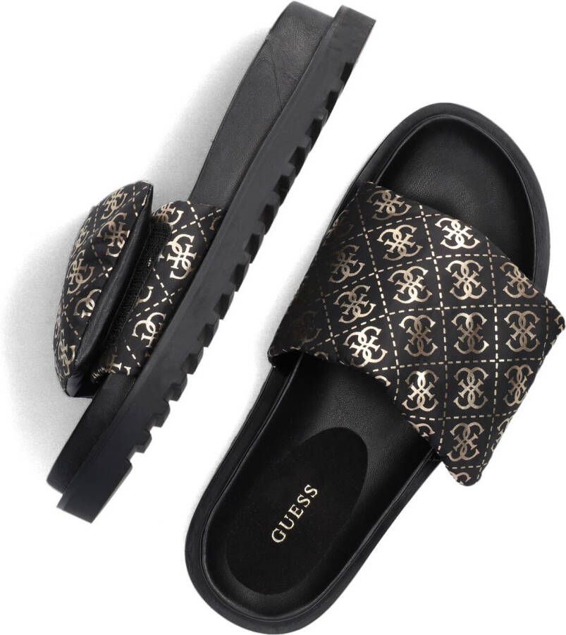 GUESS Zwarte Slippers Fabetzy