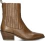 Haboob Lplexxhm Enkellaarsjes Enkelboots met rits Dames Cognac - Thumbnail 5