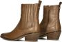 Haboob Lplexxhm Enkellaarsjes Enkelboots met rits Dames Cognac - Thumbnail 6