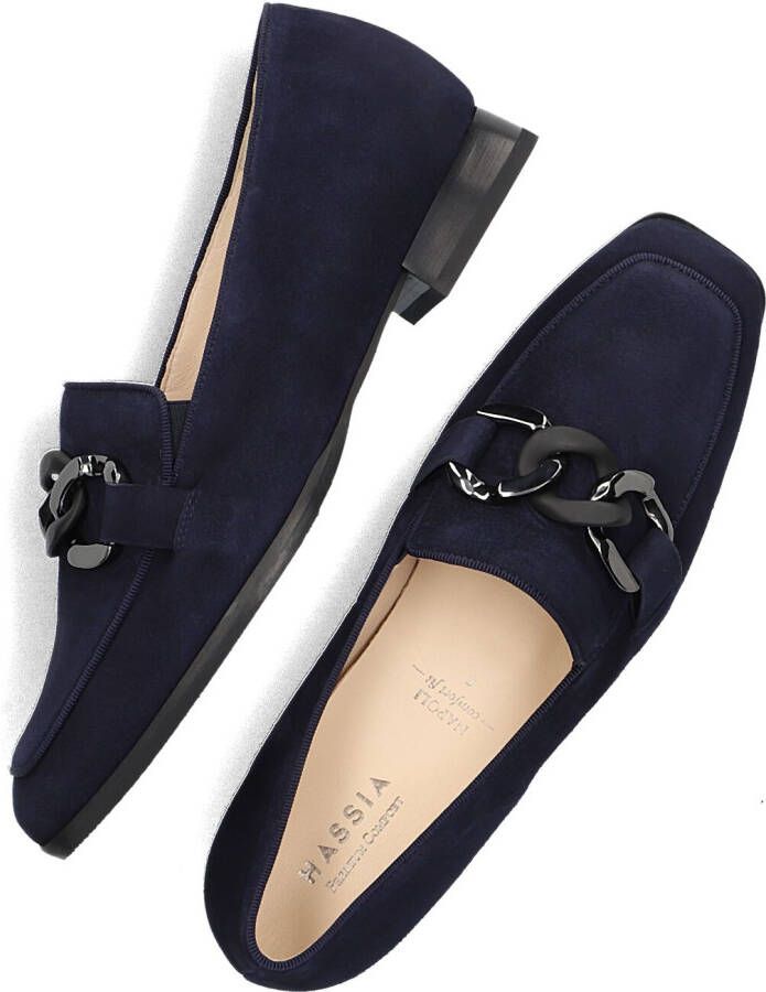 HASSIA Blauwe Loafers Napoli