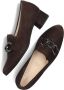 HASSIA Bruin Suède Loafers met Kettingdetail Brown Dames - Thumbnail 6