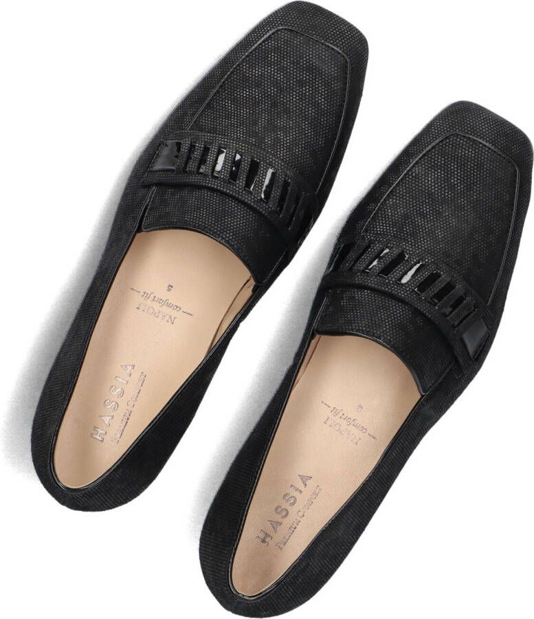 HASSIA Zwarte Loafers 300844