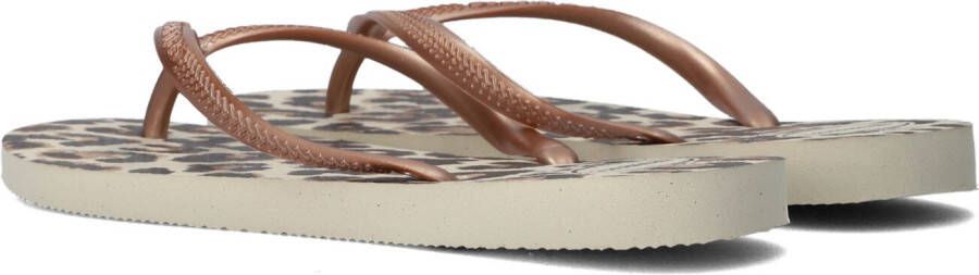 Havaianas Beige Teenslippers Slim Animals