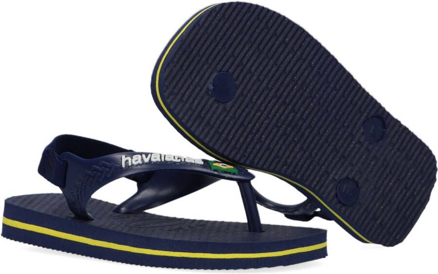 HAVAIANAS Blauwe Teenslippers Baby Brasil Logo Ii