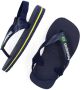 Havaianas Baby Brasil Logo II teenslippers met hielbandje blauw Meisjes Rubber 22 - Thumbnail 9