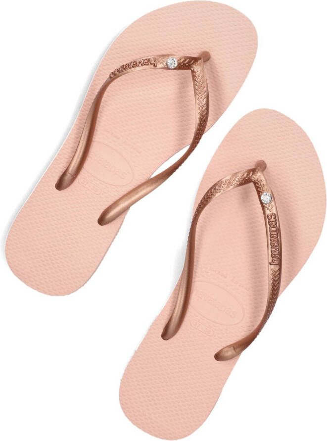 HAVAIANAS Bronze Teenslippers Slim Crystal Sw Ii