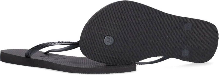 HAVAIANAS Zwarte Teenslippers Slim Crystal Sw Ii