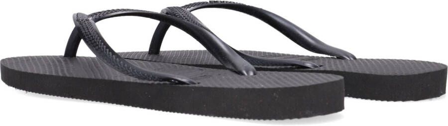 Zwarte teenslippers hot sale