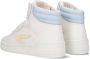 Hub Court-z High Hoge sneakers Leren Sneaker Dames Wit - Thumbnail 2