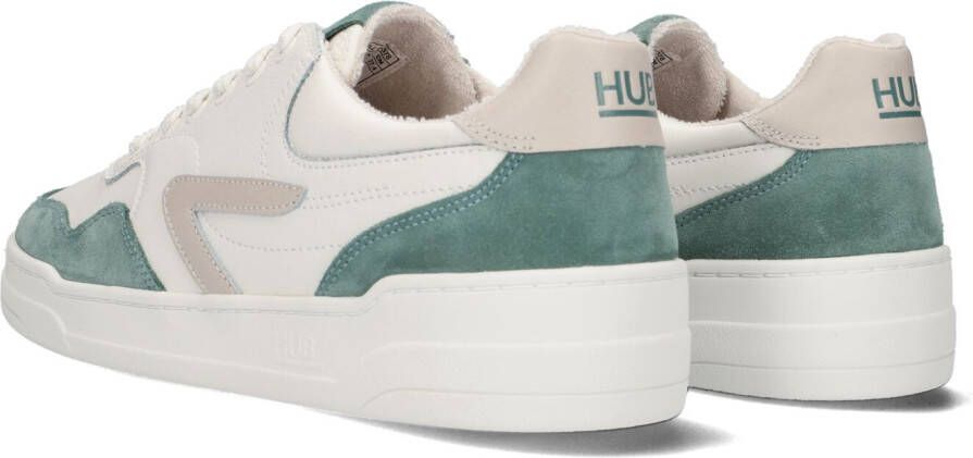 HUB Witte Lage Sneakers Court-z Men