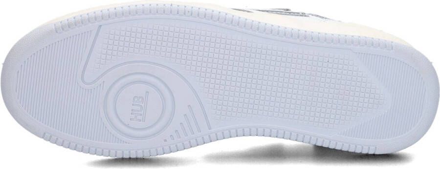 HUB Witte Lage Sneakers SmAsh