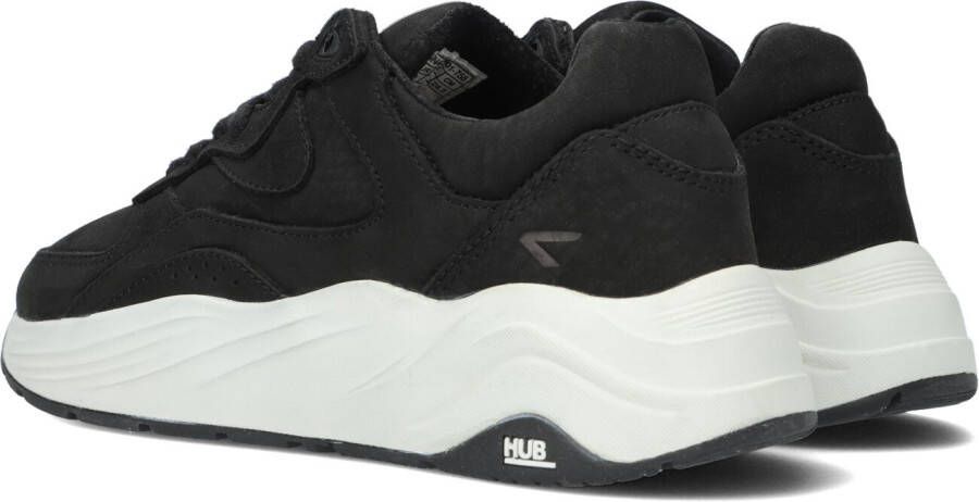 HUB Zwarte Lage Sneakers Eclipse