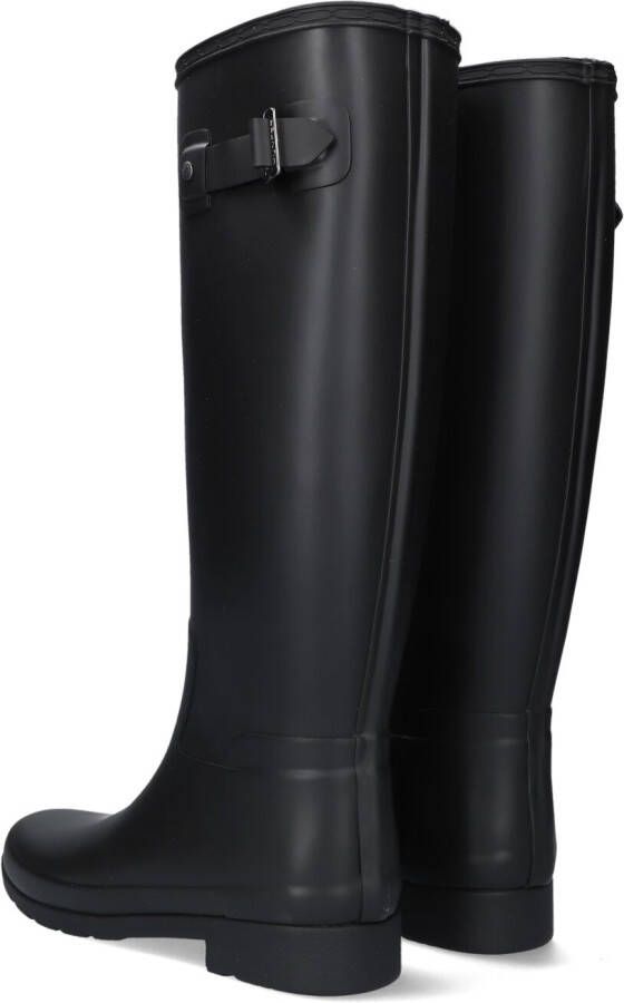 Hunter Zwarte Regenlaarzen Womens Refined Tall