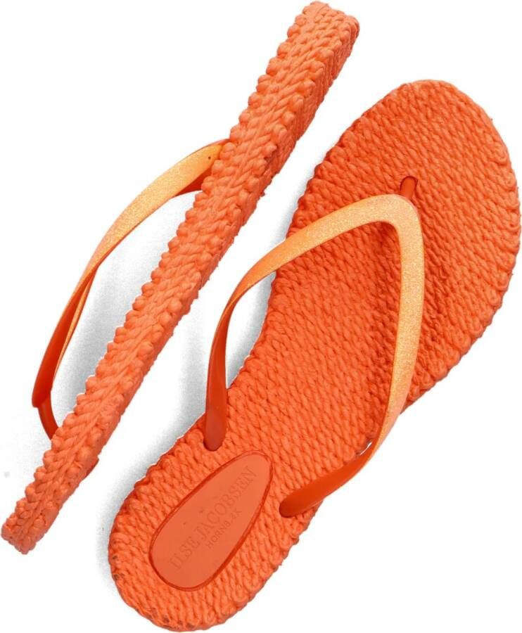 ILSE JACOBSEN Oranje Teenslippers Cheerful01