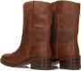 Inuovo Cognac Hoge Laarzen Stijlvol Herfst Brown Dames - Thumbnail 5