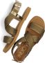 Inuovo Khaki Gevlochten Sandalen Green Dames - Thumbnail 7