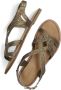 Inuovo Groene Gevlochten Leren Sandalen Green Dames - Thumbnail 7