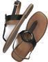 Inuovo Zwarte Sandalen met Metalen Element Black Dames - Thumbnail 7