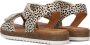 Jochie & Freaks Sandaal Daisy JF-23724 Leopard Zwart Zand Print - Thumbnail 4