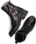 Jochie & Freaks Jochie Bindy xs 23786 208 BlackPatent Meisjes Veterboot Zwart - Thumbnail 5