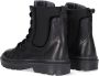 Jochie & Freaks Zwarte Veterboots Jf-21388 - Thumbnail 4