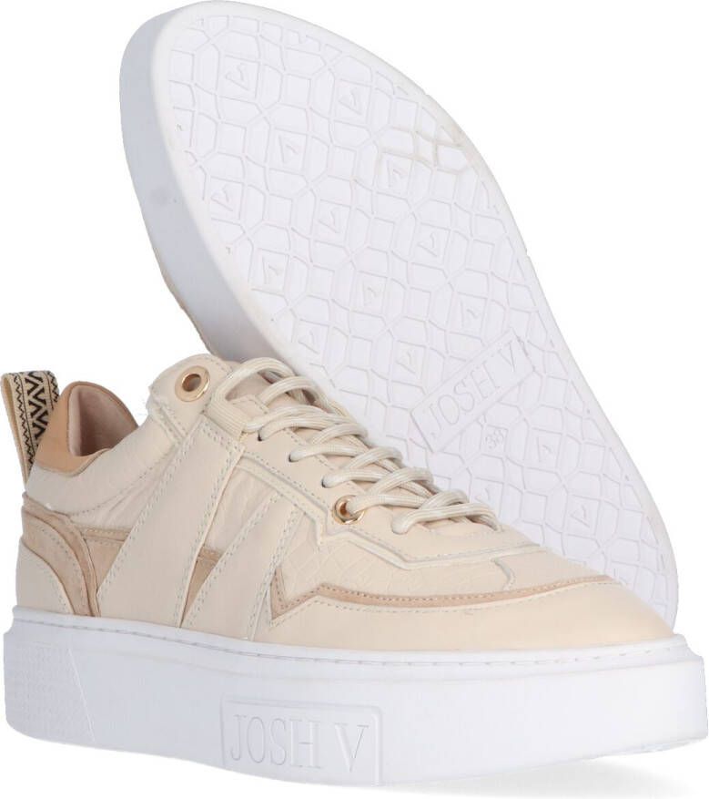 JOSH V Beige Lage Sneakers Walker