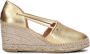 Kanna 23010 Espadrilles Zomer Schoenen Dames Goud - Thumbnail 2