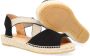 Kanna Ada Espadrilles Dames Zwart - Thumbnail 4