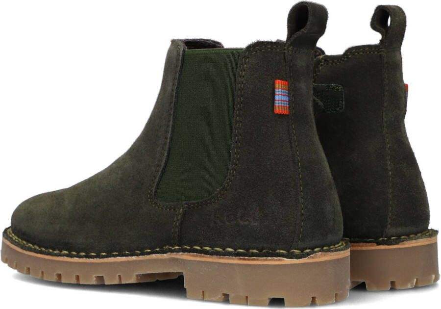 KOEL4KIDS Groene Chelsea Boots 13m001