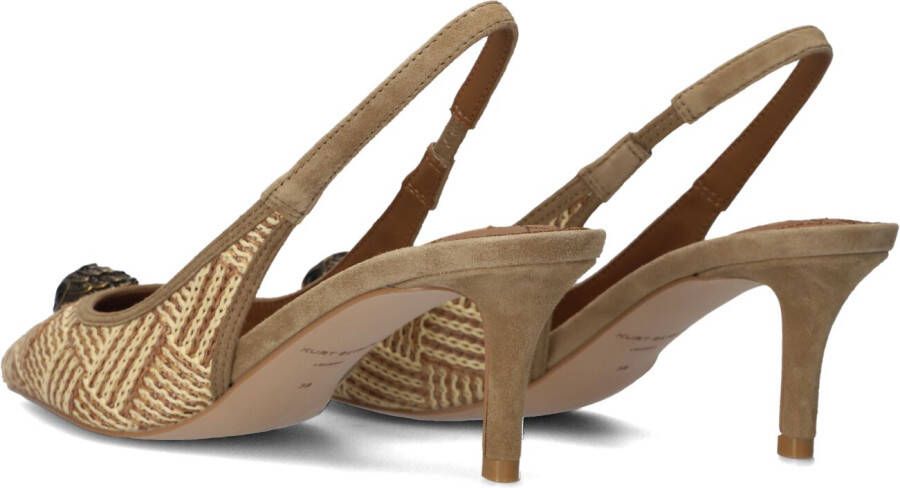 KURT GEIGER LONDON Beige Hakken Belgravia Sling Back