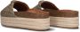 KURT GEIGER LONDON Slippers Dames Kensington Flatform Maat: 39 Materiaal: Textiel Kleur: Beige - Thumbnail 5