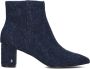 Kurt Geiger London Burlington Ankle Boot Enkellaarsjes Enkelboots met rits Dames Blauw - Thumbnail 4