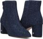 Kurt Geiger London Burlington Ankle Boot Enkellaarsjes Enkelboots met rits Dames Blauw - Thumbnail 7