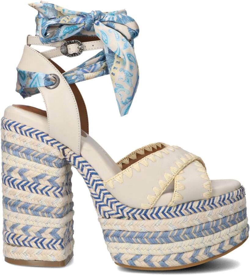 KURT GEIGER LONDON Witte Sandalen Chelsea Scarf Platform