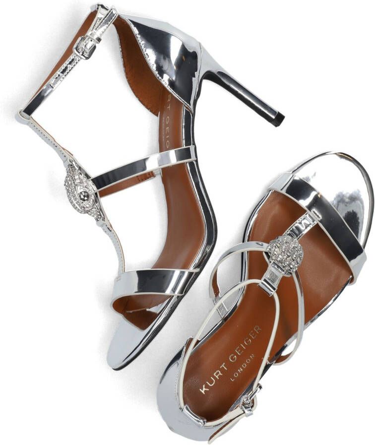 KURT GEIGER LONDON Zilveren Sandalen Hampton Sandal