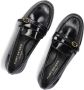 Kurt Geiger Zwarte Leren Loafers met Adelaarsgesp Black Dames - Thumbnail 6