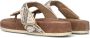 Lazamani Comfortabele Beige Slipper met Decoratieve Teen Multicolor Dames - Thumbnail 4