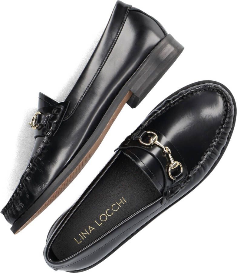 LINA LOCCHI Zwarte Loafers L1357