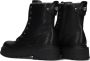 LIU JO Veterboots Dames Rumi 25 Maat: 38 Materiaal: Leer Kleur: Zwart - Thumbnail 3