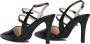 Lodi Pumps Stiletto Dames Damesschoenen Leer Naaldhak hoogte 9 cm Rabia TP Zwart - Thumbnail 3