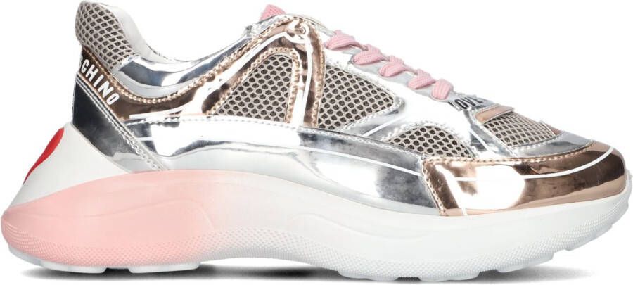 Love Moschino Roségouden Lage Sneakers Ja15016