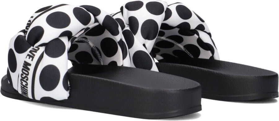 Love Moschino Witte Badslippers Ja28272g0g