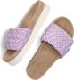 Maruti Paarse Gevlochten Leren Slipper Billy Purple Dames - Thumbnail 5