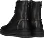 Maruti Bonnie Veterboots Laarzen Met Veters Zwart - Thumbnail 3