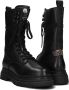 Maruti Chunky Lace-up Boots Remy Black Dames - Thumbnail 6