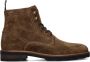 Mazzeltov 90002 Veterboots Laarzen Met Veters Heren Cognac - Thumbnail 1